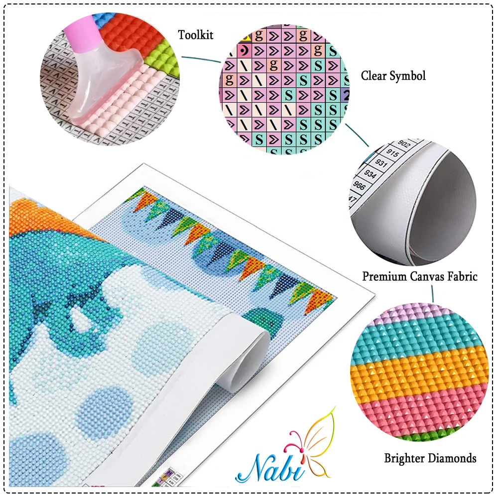 Set Diamond Painting – Peisaj de Iarnă cu Auroră, Mozaic Acrilic DIY