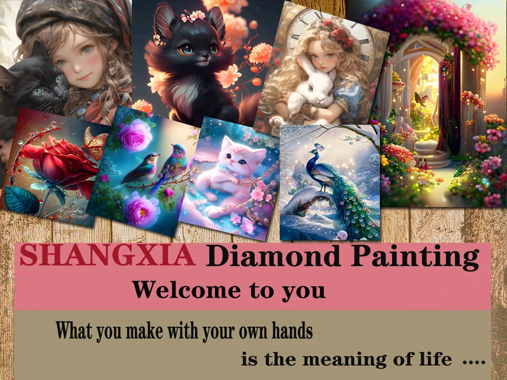 Set Diamond Painting – Phoenix Curcubeu Magic, Mozaic 5D, Pătrat sau Rotund