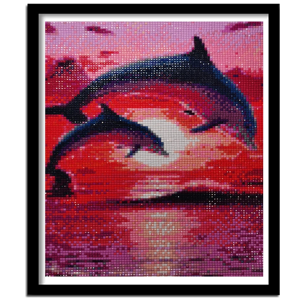 Set Diamond Painting – Phoenix Curcubeu Magic, Mozaic 5D, Pătrat sau Rotund